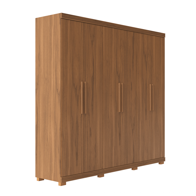 Guarda-Roupa Casal 6 portas 100% MDF 246 cm Memphis Canella