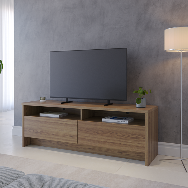 Rack para TV 50 Polegadas 2 Portas 135cm Aspen - Branco