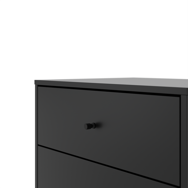 Mesa de Cabeceira Jasper 64 cm Branco Gloss com Dourado