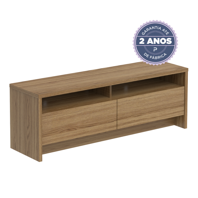 Rack para TV 50 Polegadas 2 Portas 135cm Aspen - Preto