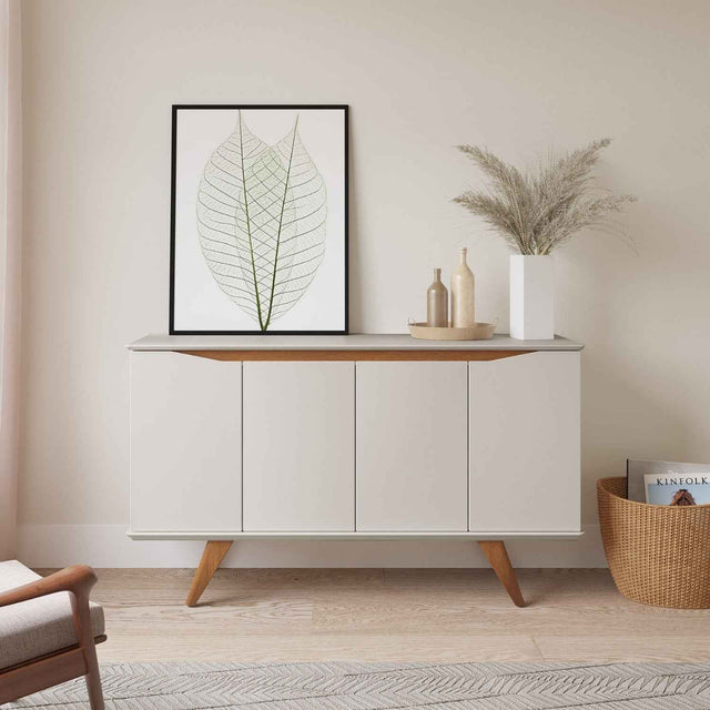 Buffet 4 Portas Olive 135 cm Natural