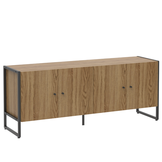 Rack para TVs até 50 Polegadas Voss 146 cm Freijó com Champanhe