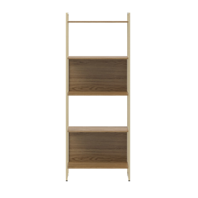 Estante Voss 75 cm - Freijó c/ Champanhe