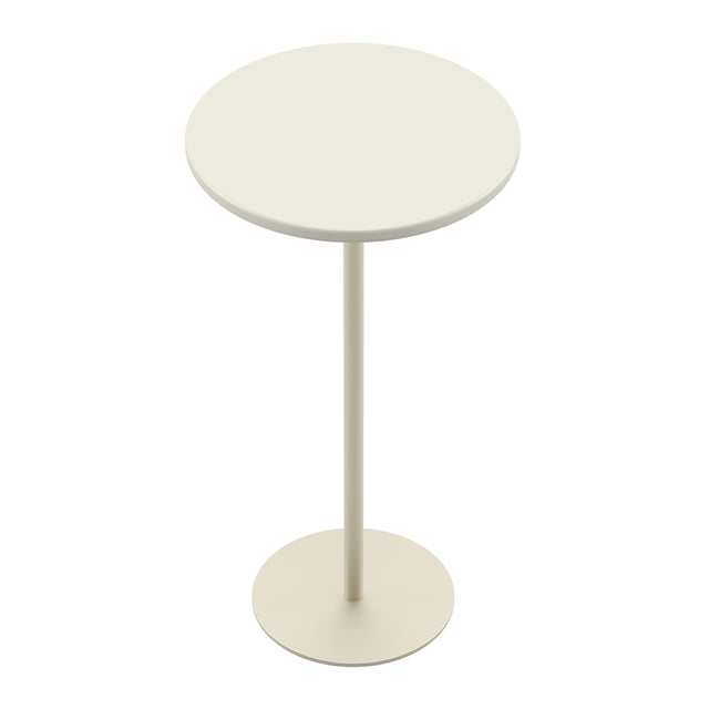 Kit 2 Mesas Laterais Decorativas Orb Off White com Champanhe