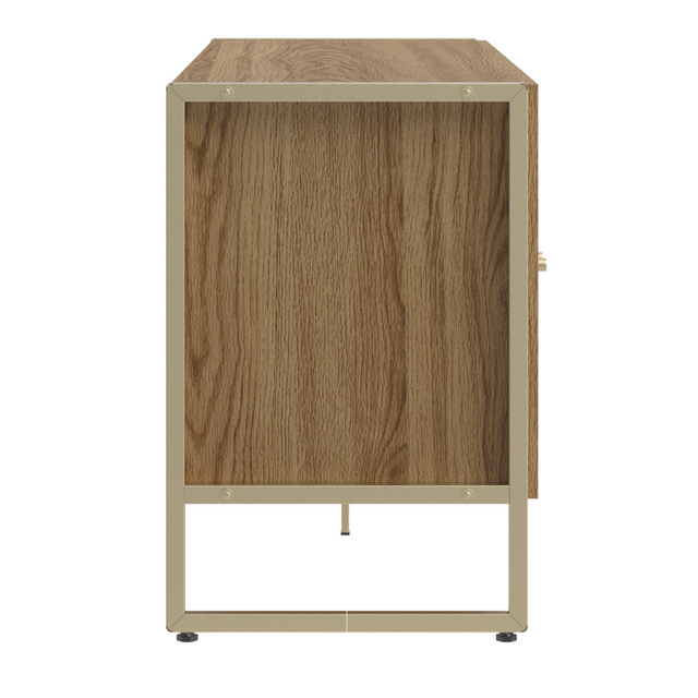 Rack para TVs até 50 Polegadas Voss 146 cm Freijó com Champanhe