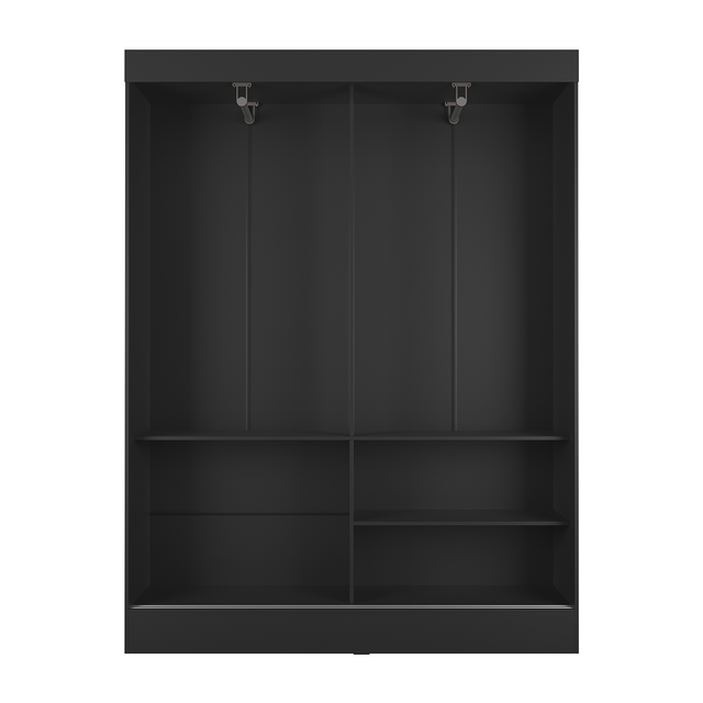 Guarda Roupa Solteiro 2 Portas de Correr Orazio 135cm Carvalho