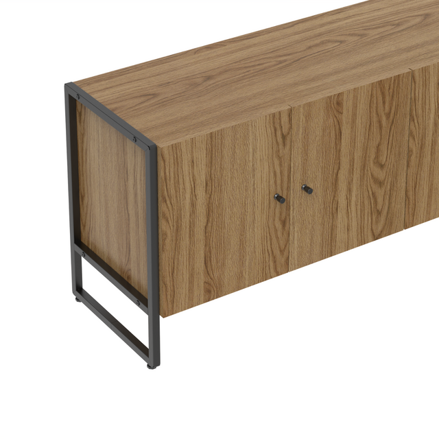 Rack para TVs até 50 Polegadas Voss 146 cm Freijó com Champanhe