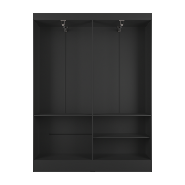 Guarda Roupa Solteiro 4 Portas Renzo 135cm Carvalho