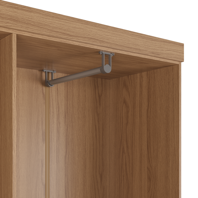 Guarda Roupa Solteiro 4 Portas Renzo 135cm Carvalho