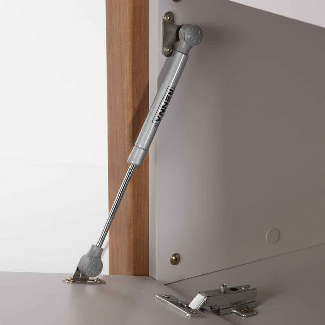 Rack para TVs até 75 Polegadas Bristol 225 cm Off White com Natural