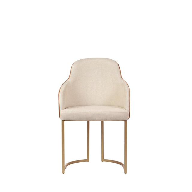 Cadeira de Aço Carbono Albany - Dourado