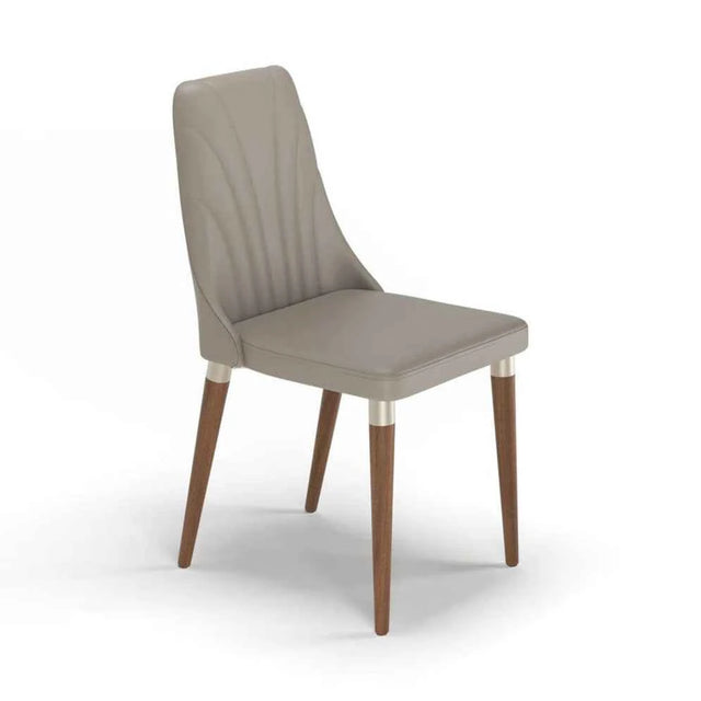 Conjunto c/ 2 Cadeiras de Madeira Loren PU Fendi - Mox 04