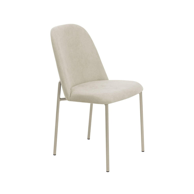 Conjunto c/ 2 Cadeiras de Aço Lucille - Champanhe