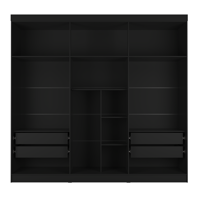 Guarda-Roupa Casal 6 Portas 4 Gavetas Lazzaro 231cm Branco