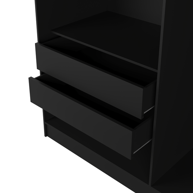 Guarda-Roupa Casal 6 Portas Lazzaro Preto