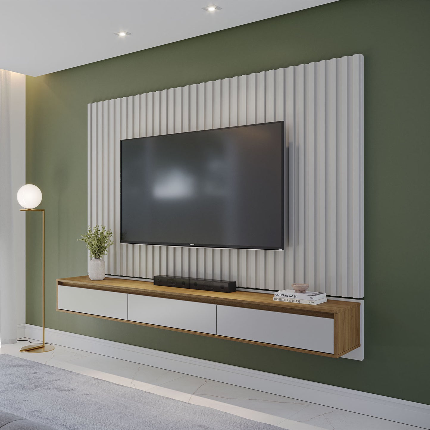 Home para TV Suspenso Aden 216 cm