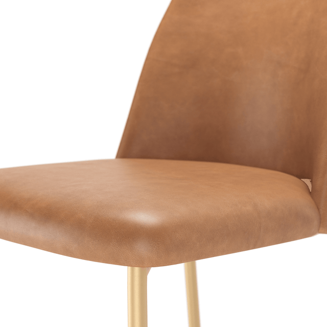 Banqueta Alta de Aço Lucille - Dourado