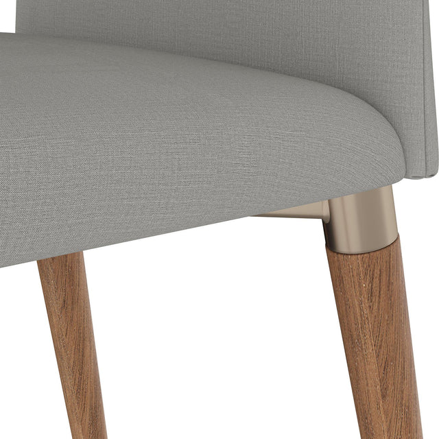 Cadeira Iron Natural c/ Dourado / Outlet