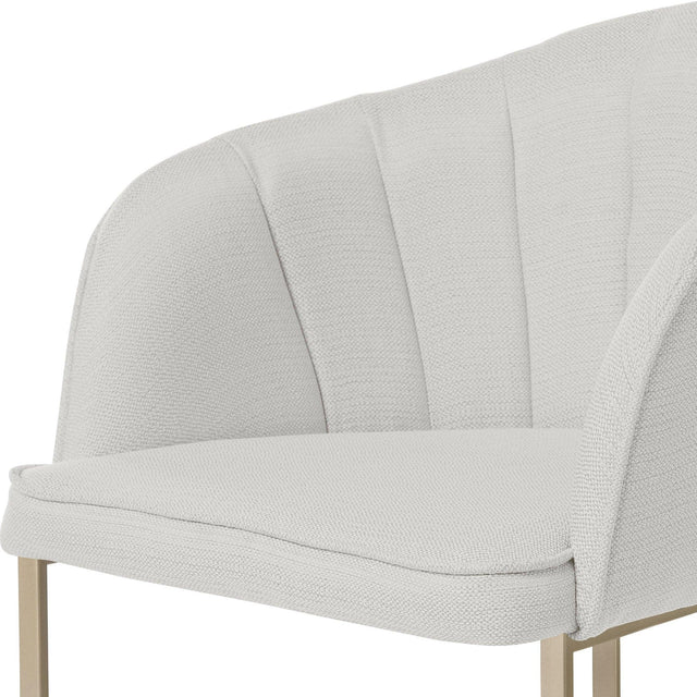 Cadeira de Aço Carbono Beverly - Champanhe