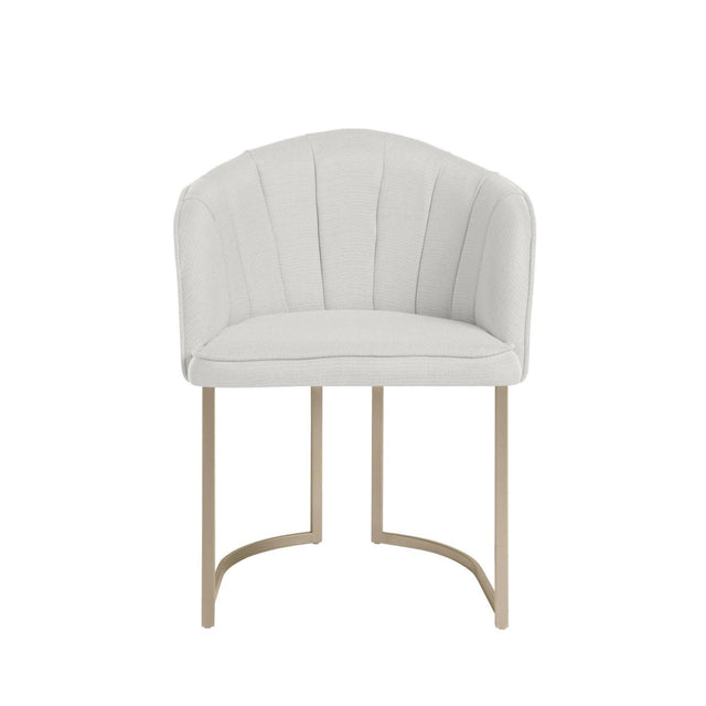 Cadeira de Aço Carbono Beverly - Champanhe