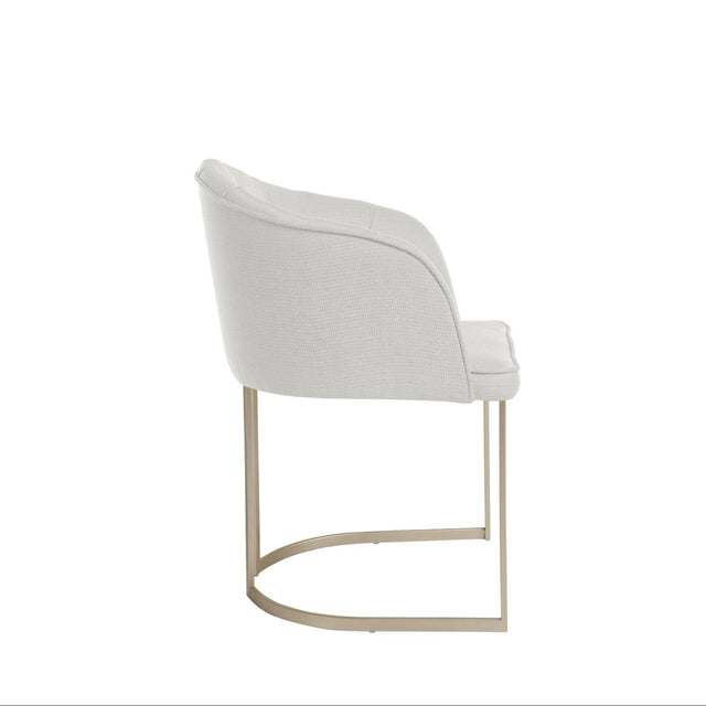 Cadeira de Aço Carbono Beverly - Champanhe