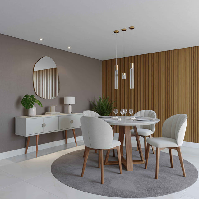 Conjunto c/ 2 Cadeiras de Madeira Alba