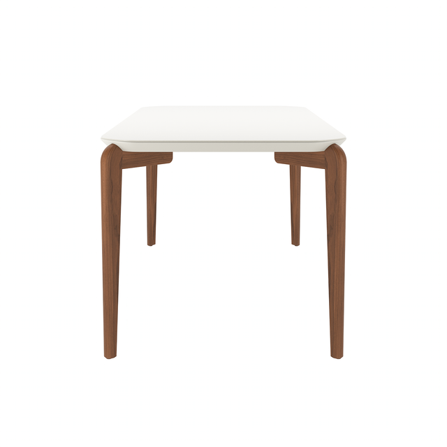 Mesa de Jantar Donatella para 6 lugares com vidro - Retangular 180cm