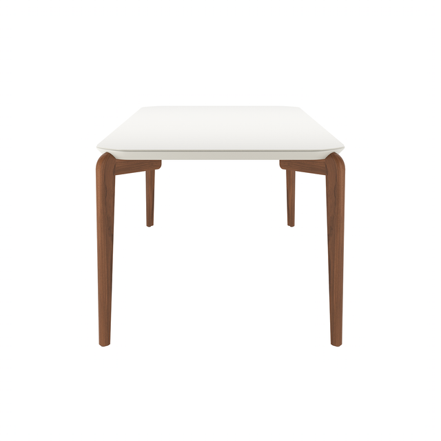 Mesa de Jantar Donatella para 8 lugares com vidro - Retangular 220cm
