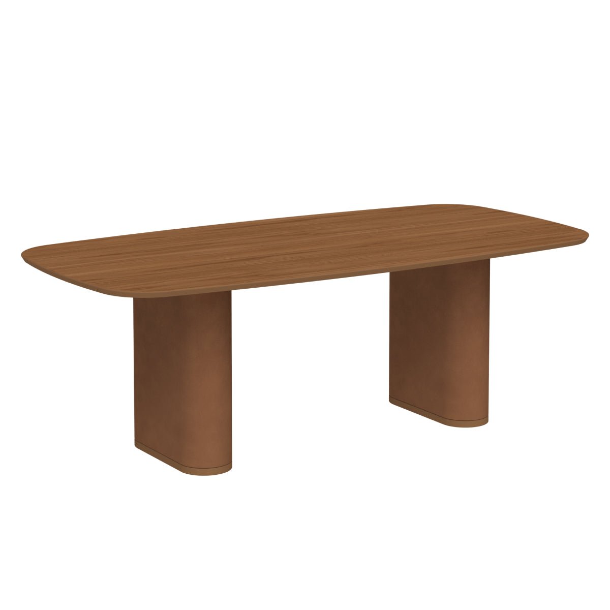 Mesa de Jantar Retangular para 8 Lugares Lintz 219cm Canella com