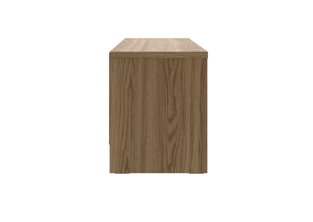 Rack Aspen 3 Portas Freijó com Painel Oslo 2.2 Para TVs 75 Polegadas Grigio