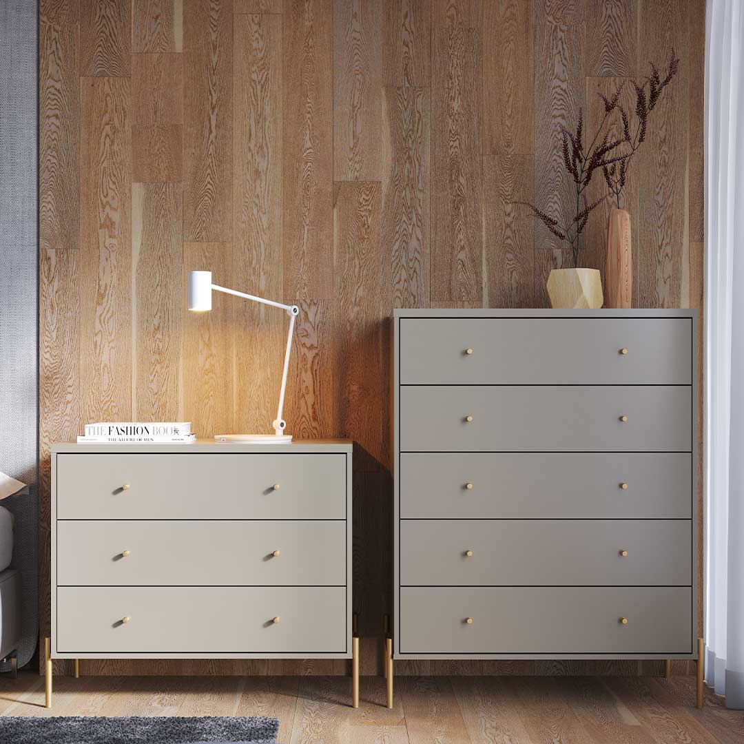 Cômoda Jasper 94 cm com 5 Gavetas