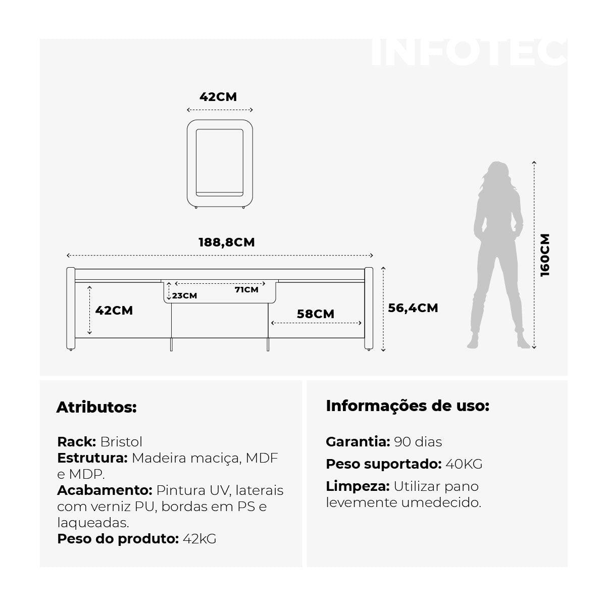 Rack Bristol 189 cm