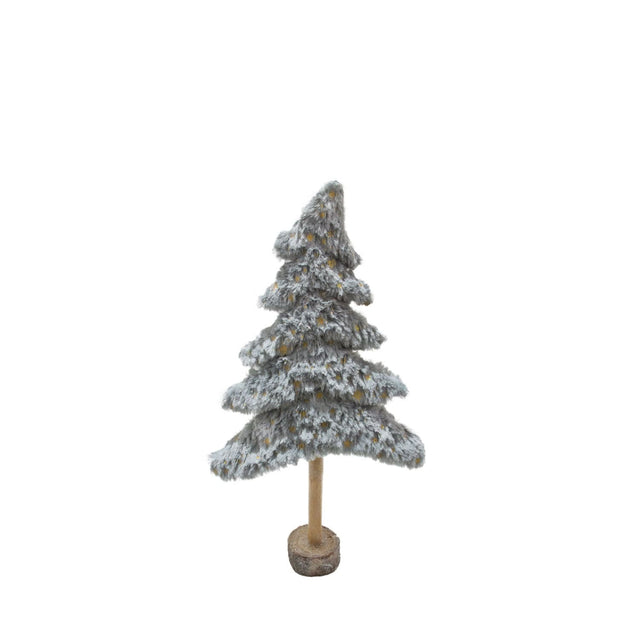 Árvore de Natal Estrelada Cinza 41 cm