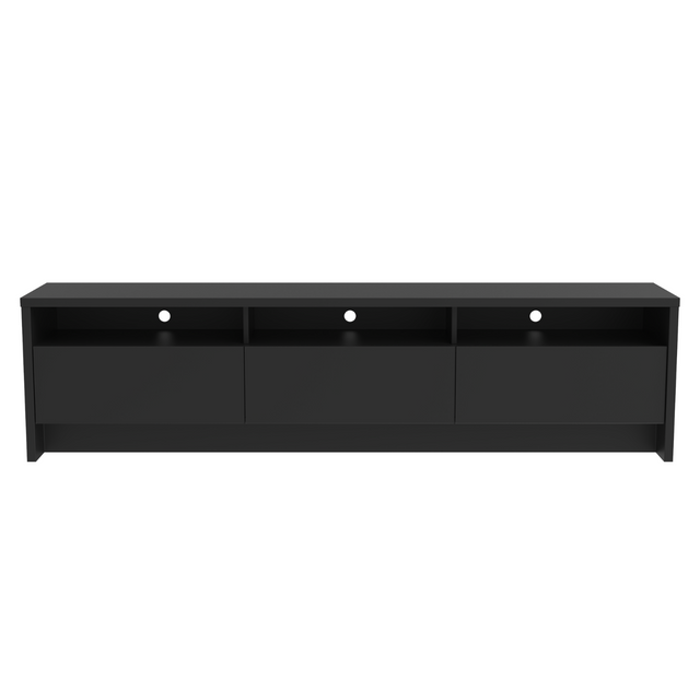 Rack Aspen 184cm 3 Portas para TV até 75 Polegadas Branco