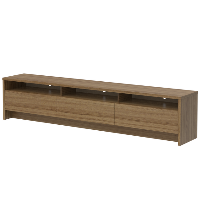 Rack para TV 75 Polegadas 3 Portas 219cm Aspen - Branco
