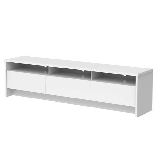Rack para TV 75 Polegadas 3 Portas 184cm Aspen - Branco