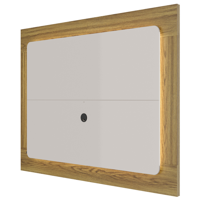 Painel para TVs até 75 Polegadas Oslo 182cm Off White Fosco com Canella