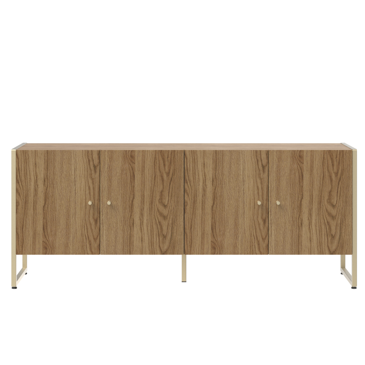 Rack para TVs até 50 Polegadas Voss 146 cm Freijó com Champanhe