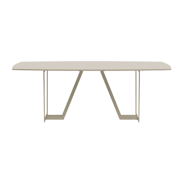 Mesa de Jantar Albany Champanhe - 219 cm / Outlet