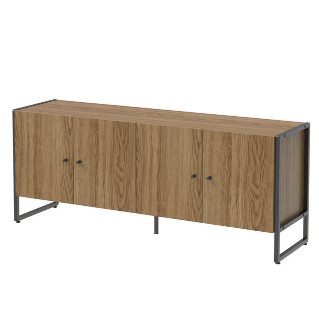 Rack para TVs até 50 Polegadas Voss 146 cm Freijó com Champanhe