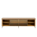 Rack para TVs até 85 Polegadas 100% MDF 1 Porta com Vidro Reflecta Lincoln Float 212cm