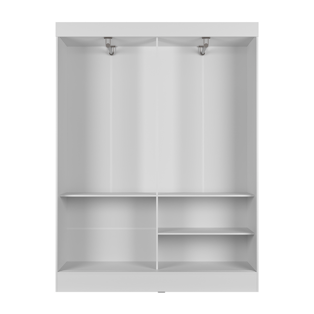 Guarda Roupa Solteiro 2 Portas de Correr Orazio 135cm Branco