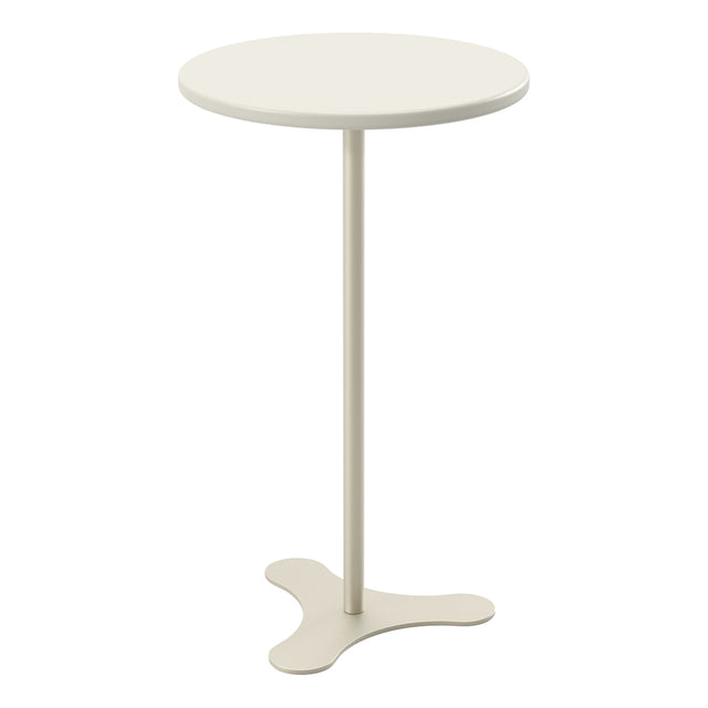 Kit 2 Mesas Laterais Decorativas Orb Off White com Champanhe