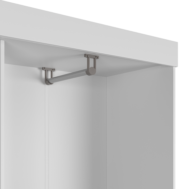 Guarda Roupa Solteiro 2 Portas de Correr Orazio 135cm Branco