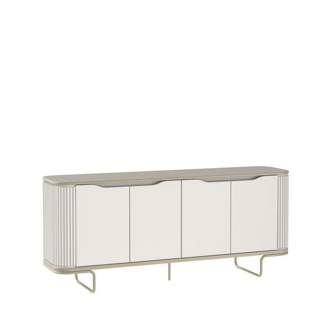 Buffet Liege 178 cm - Off White Fosco c/ Champanhe