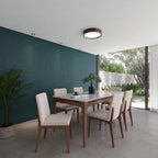 Cadeira de Madeira Maciça Olive Natural com Bouclé Montecarlo