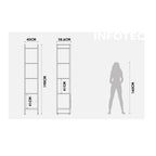 Estante com 1 Porta Voss 40 cm - Freijó c/ Champanhe