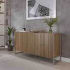 Balcão Voss 146 cm - Freijó c/ Champanhe