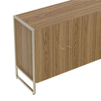 Balcão Voss 146 cm - Freijó c/ Champanhe