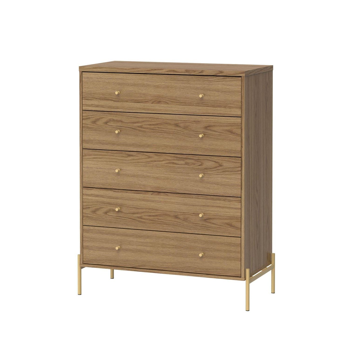 Cômoda Jasper 94 cm com 5 Gavetas